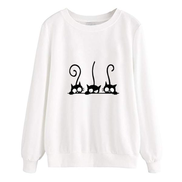 women sweatshirt oversized kawaii cat printed hoodie autumn winter round neck long sleeve regular pullovers women size plus 5xl, Black
women sweatshirt oversized kawaii cat printed hoodie autumn winter round neck long sleeve regular pullovers women size plus 5xl, Black