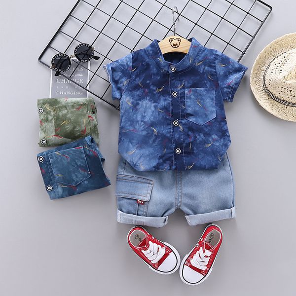children set 2020 summer baby boy clothes fashion print stand collar single breasted toddler boys clothing set baby shorts suit, White
children set 2020 summer baby boy clothes fashion print stand collar single breasted toddler boys clothing set baby shorts suit, White