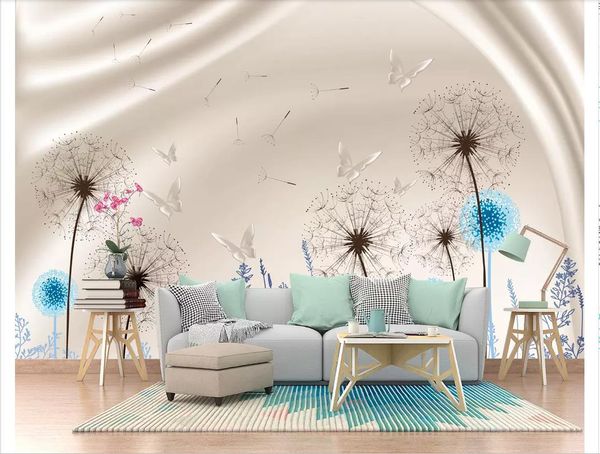 custom 3d p murals wall paper home decor nordic style dandelion living room sofa tv background wall paper for walls papel de parede
custom 3d p murals wall paper home decor nordic style dandelion living room sofa tv background wall paper for walls papel de parede