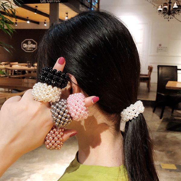 2019 new women girls cute full pearls elastic hair bands ponytail holder elegant rubber bands scrunchie fashion hair accessories
2019 new women girls cute full pearls elastic hair bands ponytail holder elegant rubber bands scrunchie fashion hair accessories