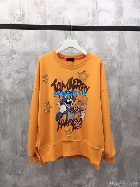 high end женщины девушки oversize толстовка мультфильм письмо печати кристалл круглый вырез с длинным рукавом блузка рубашка модный дизайн р, White
high end женщины девушки oversize толстовка мультфильм письмо печати кристалл круглый вырез с длинным рукавом блузка рубашка модный дизайн р, White