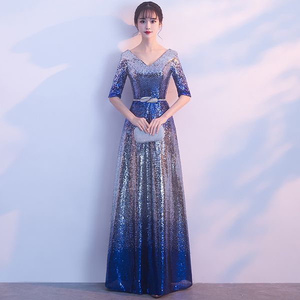 women blue sequins evening party dress luxury qipao a-line chinese dresses cheongsam maxi eveing dress noble vestidos de festa, Red
women blue sequins evening party dress luxury qipao a-line chinese dresses cheongsam maxi eveing dress noble vestidos de festa, Red