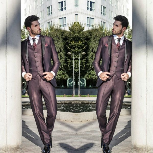 custom made mens wedding suits 2019 new arrival black peaked lapel groomsmen suits groom tuxedos slim fit mens party suits prom tuxedos, Black;gray
custom made mens wedding suits 2019 new arrival black peaked lapel groomsmen suits groom tuxedos slim fit mens party suits prom tuxedos, Black;gray