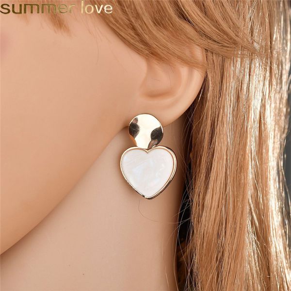 new gold korean earrings 2019 for women round heart acrylic dangle earring lover fashion drop wedding geometric jewelry wholesale, Silver
new gold korean earrings 2019 for women round heart acrylic dangle earring lover fashion drop wedding geometric jewelry wholesale, Silver
