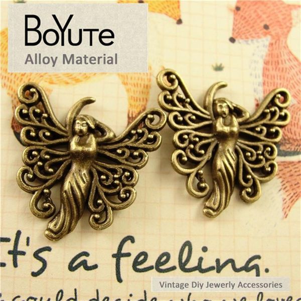 boyute (40 шт лот) 26 * 26.5mm оптовая античная бронзовая покрытием сплава цинка buerfly подвеска fairy diy изготовление ювелирных изделий, Black
boyute (40 шт лот) 26 * 26.5mm оптовая античная бронзовая покрытием сплава цинка buerfly подвеска fairy diy изготовление ювелирных изделий, Black