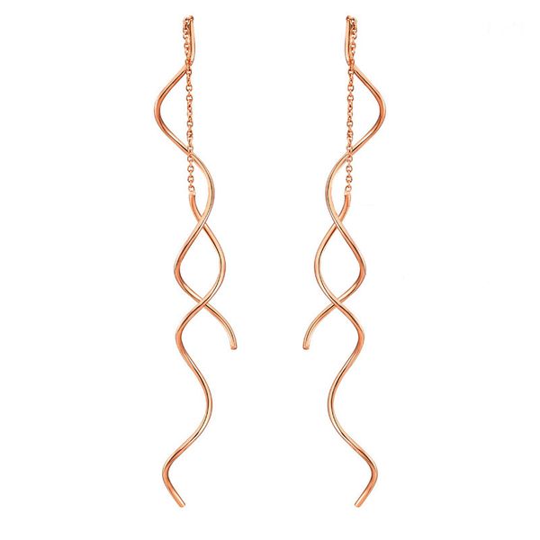 18k rose gold silver plated long dangle earrings hanging for women vintage wedding twisted earring statement wholesale price
18k rose gold silver plated long dangle earrings hanging for women vintage wedding twisted earring statement wholesale price