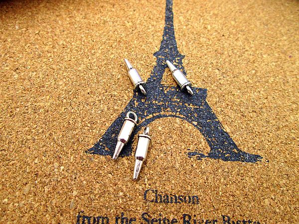 180pcs bullet charm antique tibetan silver 3d mini bullet pendants charms 15x3mm, Bronze;silver
180pcs bullet charm antique tibetan silver 3d mini bullet pendants charms 15x3mm, Bronze;silver