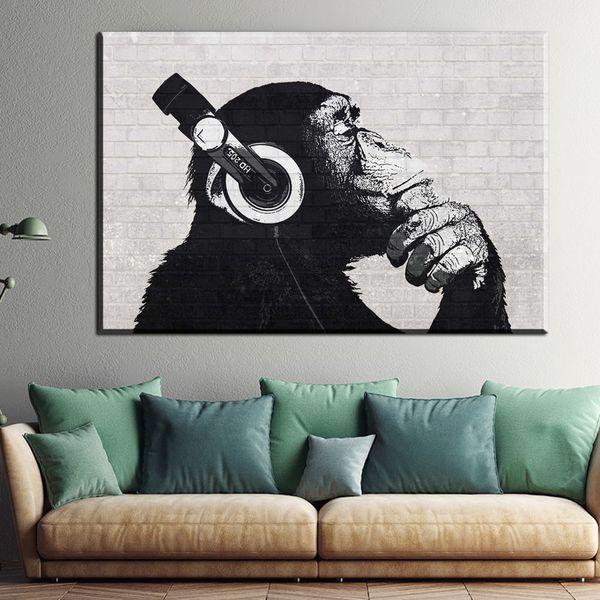 oil painting on canvas steez monkey headphone home decoration large picture art for livingroom wall decor 191006
oil painting on canvas steez monkey headphone home decoration large picture art for livingroom wall decor 191006