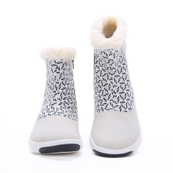 winter snow boots women microfiber suede ladies white boots fur shoes flats for outdoor sports, Black
winter snow boots women microfiber suede ladies white boots fur shoes flats for outdoor sports, Black