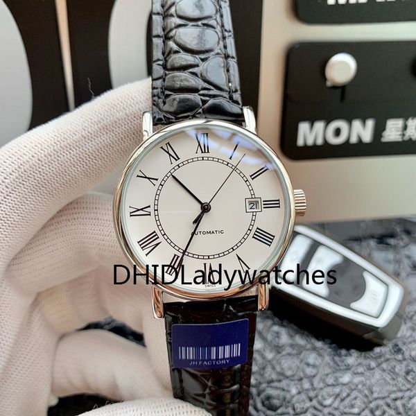 mens watch imported japan 8215 machinery 316l steel case traditional three-pin design black leather pin buckle with box luxury watches x74, Slivery;brown
mens watch imported japan 8215 machinery 316l steel case traditional three-pin design black leather pin buckle with box luxury watches x74, Slivery;brown