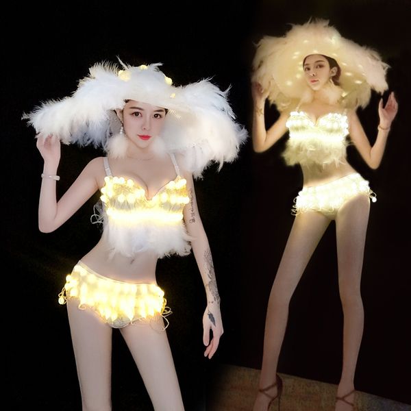 new ds show sequine woman dj singer uniforms nightclub gogo leading costume new style collared dance gown feather set, Black;red
new ds show sequine woman dj singer uniforms nightclub gogo leading costume new style collared dance gown feather set, Black;red