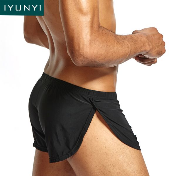 iyunyi men's boxer shorts underwear pajamas side split ice silk comfort underwear shorts male panties underpants trunks, Black;white
iyunyi men's boxer shorts underwear pajamas side split ice silk comfort underwear shorts male panties underpants trunks, Black;white