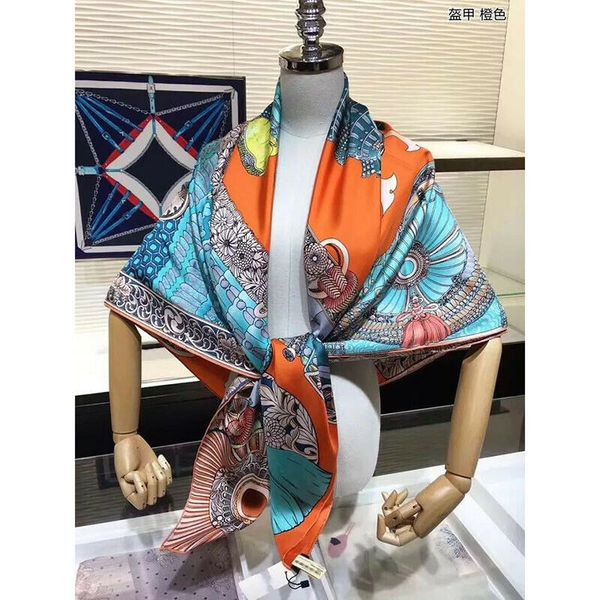 100% silk scarf women fashion warrior armor print kerchief bandana head neck large blanket shawl hijab wraps 135*135cm, Blue;gray
100% silk scarf women fashion warrior armor print kerchief bandana head neck large blanket shawl hijab wraps 135*135cm, Blue;gray