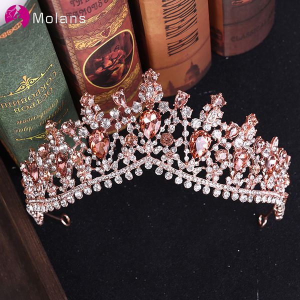 molans rhinestone crowns retro classic wedding tiaras accessories bridal prom crown headband luxurious hair jewelry
molans rhinestone crowns retro classic wedding tiaras accessories bridal prom crown headband luxurious hair jewelry