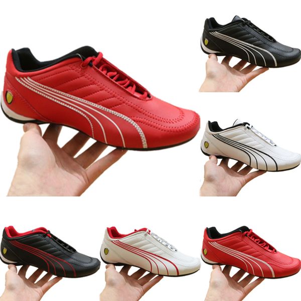 2020 designer- classic future cat all leather splicing motorsport sneakers future cat m2 mix rb kart athletic shoes, Black;red
2020 designer- classic future cat all leather splicing motorsport sneakers future cat m2 mix rb kart athletic shoes, Black;red