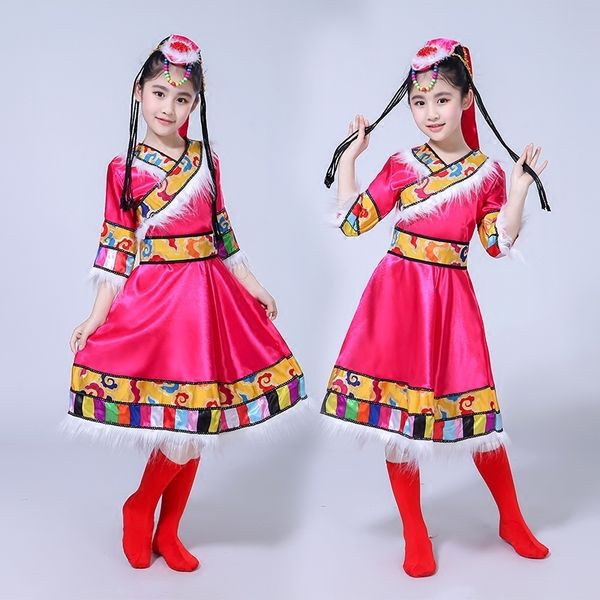 children's minority costumes tibetan girls'costumes water sleeves mongolian dance costumes kid kindergarten, Black;red
children's minority costumes tibetan girls'costumes water sleeves mongolian dance costumes kid kindergarten, Black;red