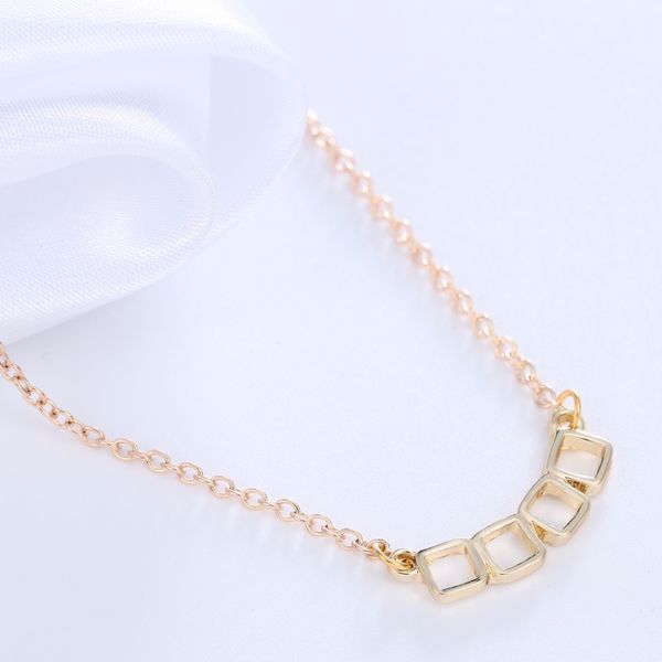 chandler popular stackable square pendant necklace geometrical chain link collar for women birthday anillos ane, Silver
chandler popular stackable square pendant necklace geometrical chain link collar for women birthday anillos ane, Silver