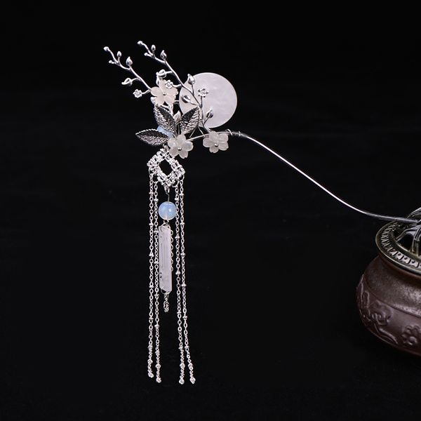 forseven new women girl pgraphy chinese dress hair decoration fairy floral moon long tassels hairpin hair claw hair sticks, White;golden
forseven new women girl pgraphy chinese dress hair decoration fairy floral moon long tassels hairpin hair claw hair sticks, White;golden
