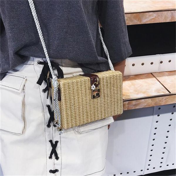 women straw bag handbags summer rattan bag wild messenger fashion shoulder small square handmade woven beach
women straw bag handbags summer rattan bag wild messenger fashion shoulder small square handmade woven beach
