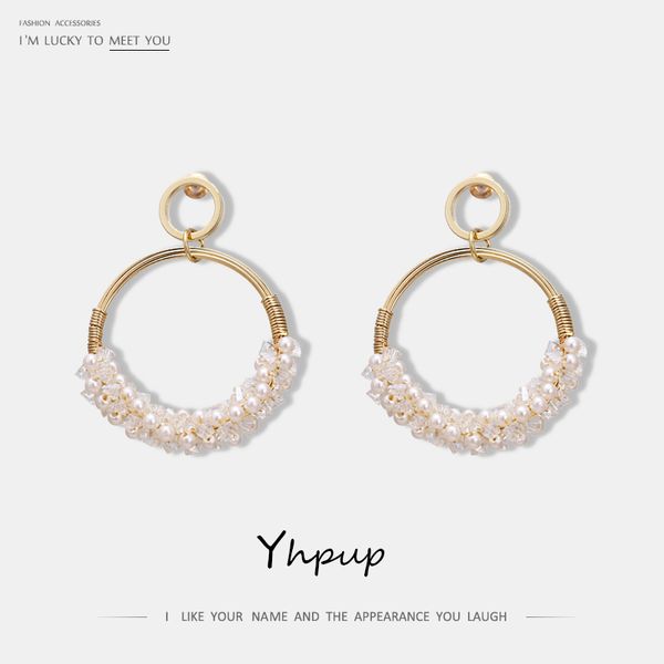 yhpup trendy beautiful crystal imitation pearls dangle earrings round copper 16 k s925 silver pin for women wedding jewelry gift
yhpup trendy beautiful crystal imitation pearls dangle earrings round copper 16 k s925 silver pin for women wedding jewelry gift