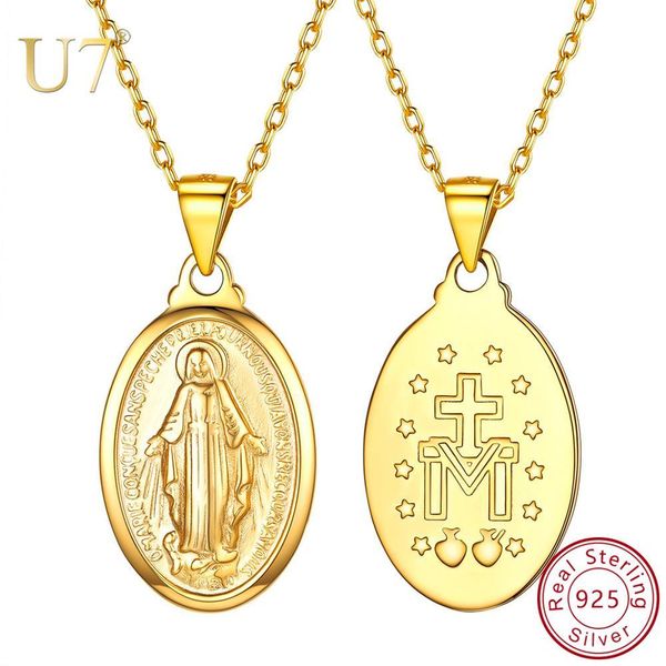 u7 925 sterling silver charms virgin mary pendant necklaces for women men christian religious jewelry cross trendy chain sc118
u7 925 sterling silver charms virgin mary pendant necklaces for women men christian religious jewelry cross trendy chain sc118
