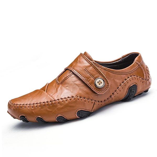 with box fashion leather men's shoes casual flat men shoes waterproof shoes men lazy loafers men soft moccasins genuine, Black
with box fashion leather men's shoes casual flat men shoes waterproof shoes men lazy loafers men soft moccasins genuine, Black