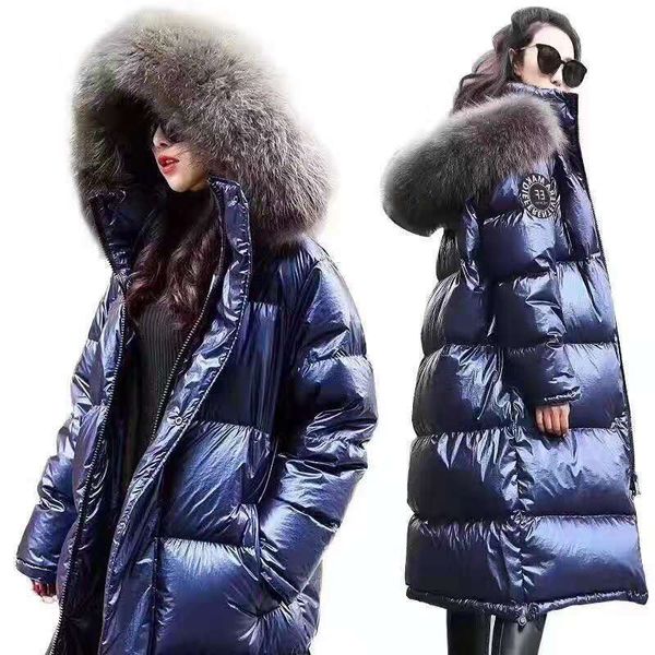 2019 designer warm coat long hoodies jacket new women coat fashion winter down&parkas thick lady down jacket bright leather coat, Black
2019 designer warm coat long hoodies jacket new women coat fashion winter down&parkas thick lady down jacket bright leather coat, Black