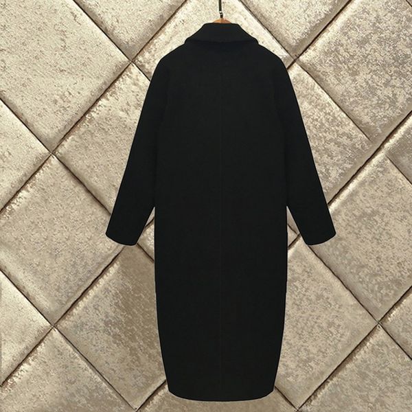 2020 новое прибытие женщин пальто зимы повелительниц способа кнопки сплошного цвета кардигана пальто женский отложной воротник длинные пиджа, Black
2020 новое прибытие женщин пальто зимы повелительниц способа кнопки сплошного цвета кардигана пальто женский отложной воротник длинные пиджа, Black
