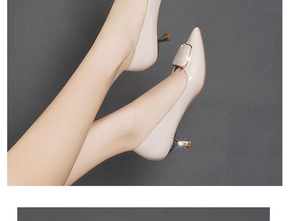 2020 spring and autumn with new style fashion high heel fine heel pointed end women's shoes @yhnml272, Black
2020 spring and autumn with new style fashion high heel fine heel pointed end women's shoes @yhnml272, Black