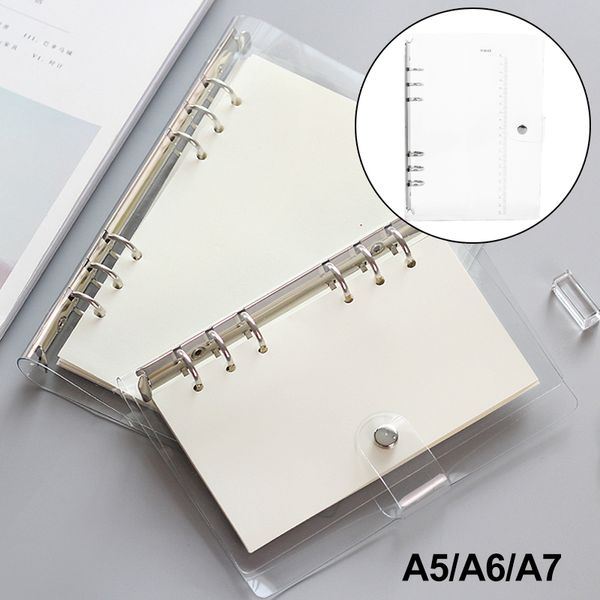 Ring Binder Notebook Cover A5/A6/A7 Notepad Weekly Planner Protect School Convenient Transparent Student Waterproof Supplies
Ring Binder Notebook Cover A5/A6/A7 Notepad Weekly Planner Protect School Convenient Transparent Student Waterproof Supplies