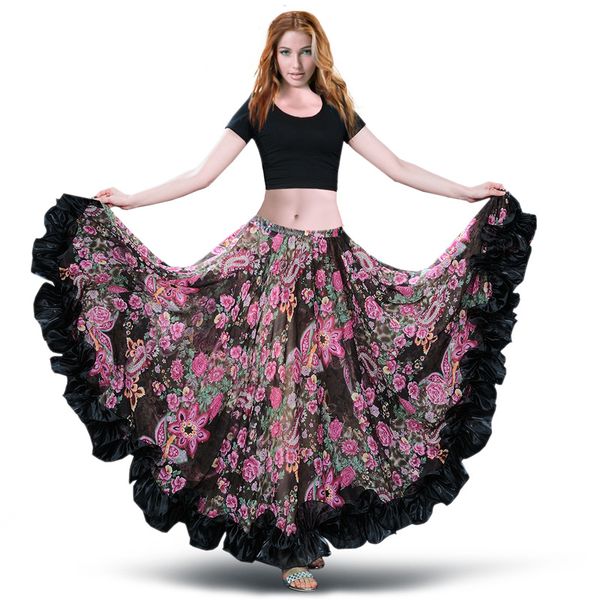 bellydancing bohemia chiffon large skirts gypsy tribal belly dance skirt gypsie costume dress flamingo clothing 6041, Black;red
bellydancing bohemia chiffon large skirts gypsy tribal belly dance skirt gypsie costume dress flamingo clothing 6041, Black;red