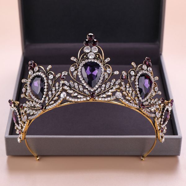 kmvexo 2019 новый барокко фиолетовый кристалл тиара корона свадебные аксессуары для волос невесты тиары свадебный головной убор принцесса ко, Golden;white
kmvexo 2019 новый барокко фиолетовый кристалл тиара корона свадебные аксессуары для волос невесты тиары свадебный головной убор принцесса ко, Golden;white