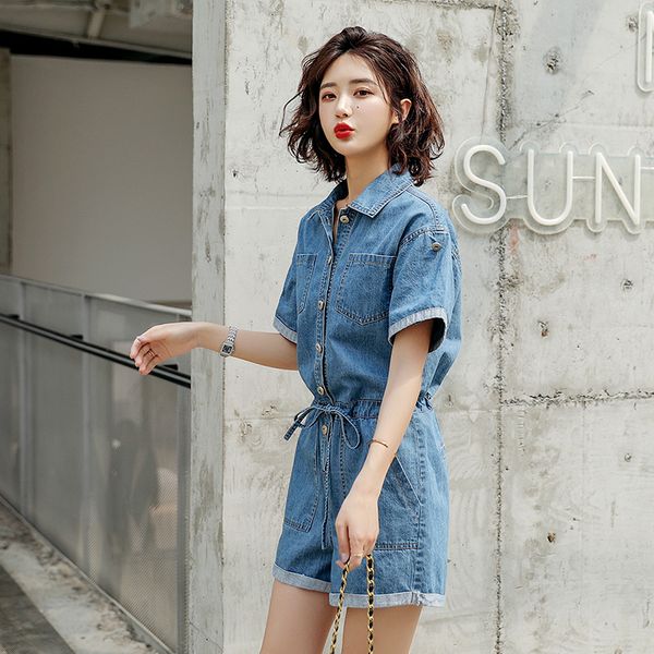 2019 summer classic womens denim short overalls korean fashion wild short jumpsuits ladies jumpsuits, Blue
2019 summer classic womens denim short overalls korean fashion wild short jumpsuits ladies jumpsuits, Blue