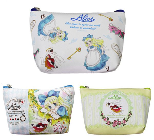 cartoon alice in wonderland small makeup cosmetic bag pu leather make up case pouch women storage bag coin purse wallets
cartoon alice in wonderland small makeup cosmetic bag pu leather make up case pouch women storage bag coin purse wallets