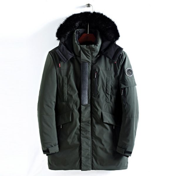 designer down parkas for men fahsion solid color long winter down mens hooded thick windproof jackets men luxury down coat for wholesale, Black
designer down parkas for men fahsion solid color long winter down mens hooded thick windproof jackets men luxury down coat for wholesale, Black
