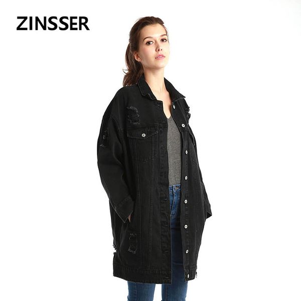 women denim fancy long jacket oversize loose casual long sleeve 100% cotton washed blue black ripped female lady coat, Tan;black
women denim fancy long jacket oversize loose casual long sleeve 100% cotton washed blue black ripped female lady coat, Tan;black