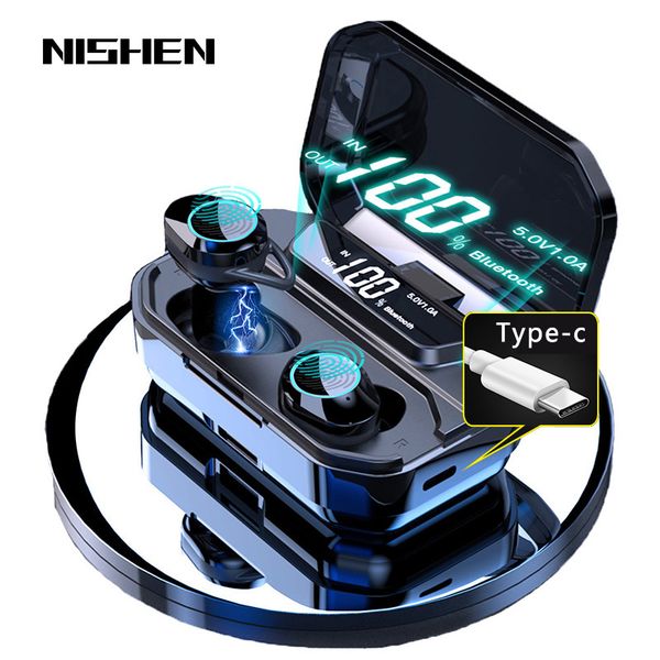 g02 v5.0 bluetooth stereo earphone wireless ipx7 waterproof touch earbuds headset 3300mah battery led display type-c charge case
g02 v5.0 bluetooth stereo earphone wireless ipx7 waterproof touch earbuds headset 3300mah battery led display type-c charge case