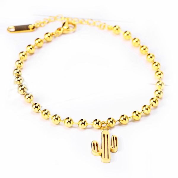cactus plant natural style jewelry charms chain beads stainless steel bracelet pendant gold bracelet charm girl jewelry gift, Black
cactus plant natural style jewelry charms chain beads stainless steel bracelet pendant gold bracelet charm girl jewelry gift, Black