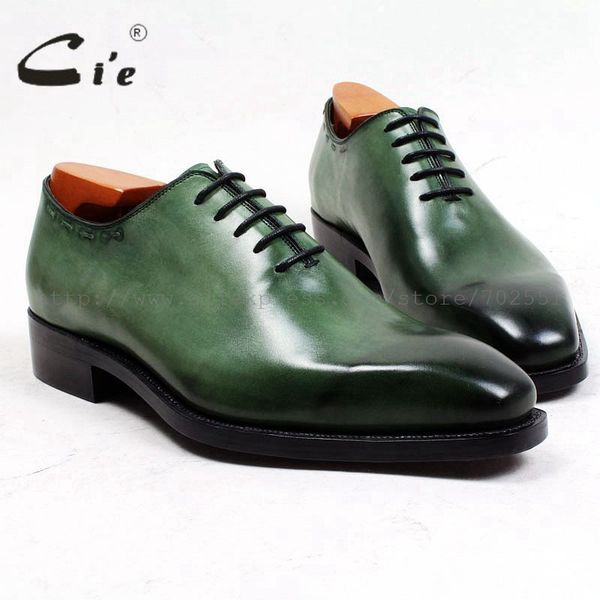 cie square toe patina green whole cut full grain calf leather handmade men shoe goodyear welted leather bottom breathable ox495, Black
cie square toe patina green whole cut full grain calf leather handmade men shoe goodyear welted leather bottom breathable ox495, Black