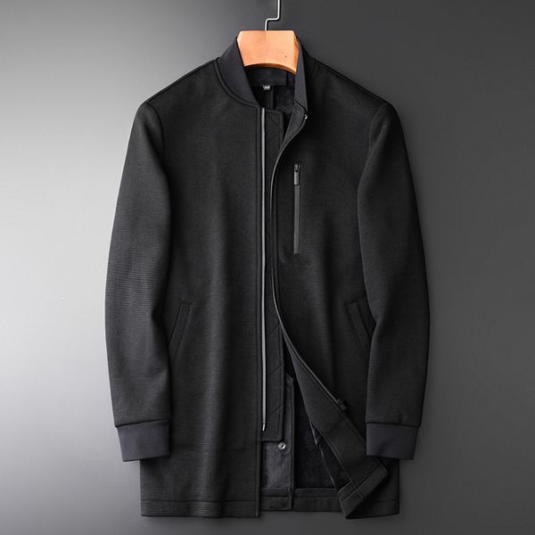 new add inner pleuche coat men hight quality long style stand collar mens coats and jackets plus size 4xl casual man coat, Black
new add inner pleuche coat men hight quality long style stand collar mens coats and jackets plus size 4xl casual man coat, Black