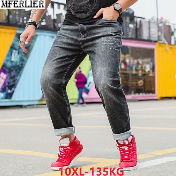 men hipster jeans scratched print letter high street large jeans elasticity loose plus size big 8xl 9xl 48 korea pants stretch, Blue
men hipster jeans scratched print letter high street large jeans elasticity loose plus size big 8xl 9xl 48 korea pants stretch, Blue