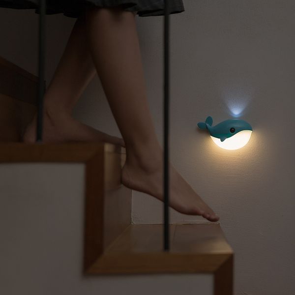 half-point creative little blue whale human body sensor light night light aisle porch light baby feeding bedside
half-point creative little blue whale human body sensor light night light aisle porch light baby feeding bedside