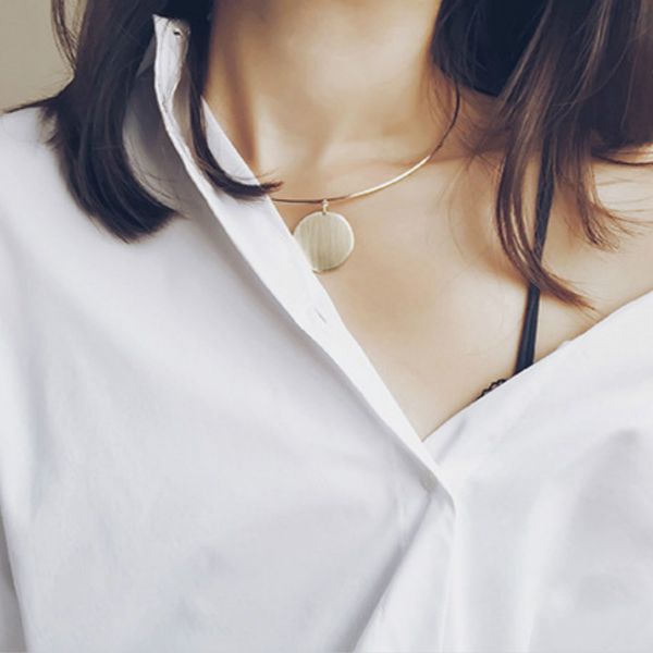 new fashion retro simplicity big circle collar necklace cuff gold silver tone metal round choker necklace wholesale, Golden;silver
new fashion retro simplicity big circle collar necklace cuff gold silver tone metal round choker necklace wholesale, Golden;silver