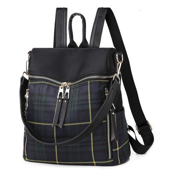 2019 korean version of the new waterproof oxford cloth backpack travel wild plaid backpack dual-use bag
2019 korean version of the new waterproof oxford cloth backpack travel wild plaid backpack dual-use bag