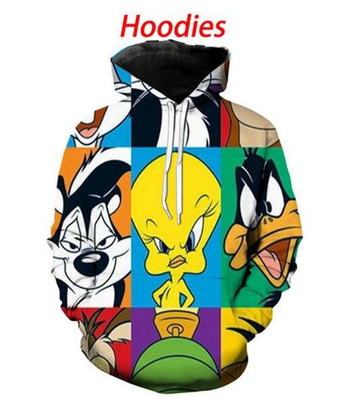 новое поступление унисекс хип-хоп стиль мультфильм looney tunes смешные 3d печати мужчины женщины мода толстовки бесплатная доставка rg0114, Black
новое поступление унисекс хип-хоп стиль мультфильм looney tunes смешные 3d печати мужчины женщины мода толстовки бесплатная доставка rg0114, Black