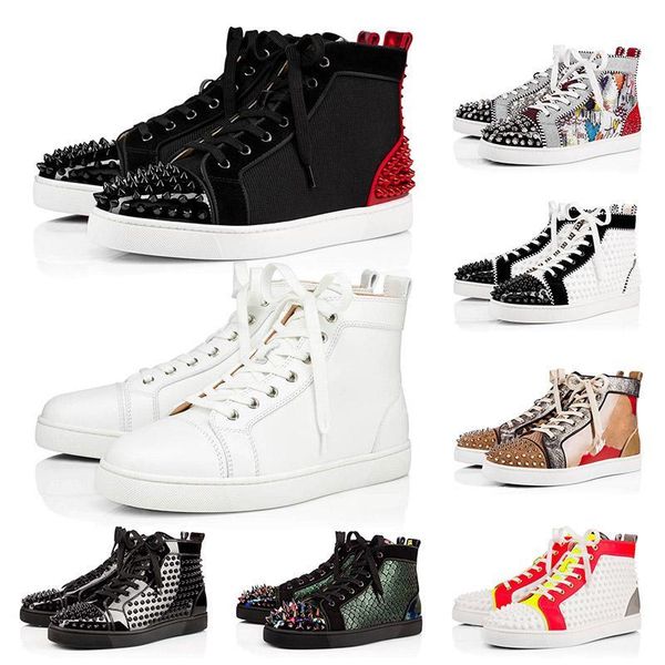 red bottom sneakers spikes mens womens casual shoes designer platform red bottoms fashion brand luxury 2020 new arrivals shoes size 13, Black
red bottom sneakers spikes mens womens casual shoes designer platform red bottoms fashion brand luxury 2020 new arrivals shoes size 13, Black