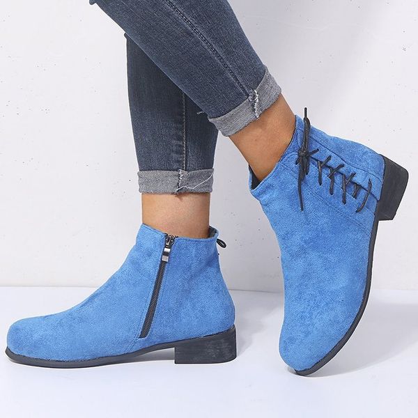big size shoes woman lady boots boots-women round toe ankle booties women zipper luxury designer low heels booties, Black
big size shoes woman lady boots boots-women round toe ankle booties women zipper luxury designer low heels booties, Black