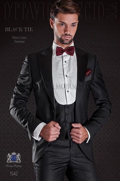 classic peak lapel wedding tuxedos slim fit suits for men groomsmen suit three pieces prom formal suits (jacket+pants+vest+tie) 519, Black;gray
classic peak lapel wedding tuxedos slim fit suits for men groomsmen suit three pieces prom formal suits (jacket+pants+vest+tie) 519, Black;gray