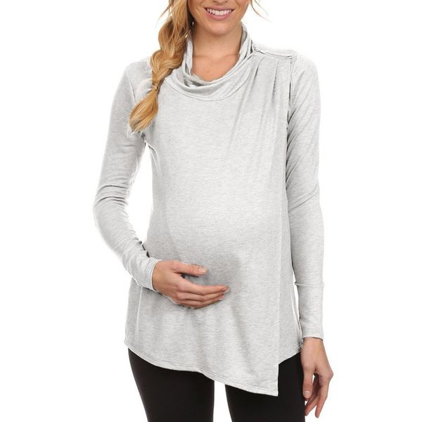 women's long sleeve cowl neck side open nursing breastfeeding autumn loose full shirts women's clothing pregnancy clothes, White
women's long sleeve cowl neck side open nursing breastfeeding autumn loose full shirts women's clothing pregnancy clothes, White