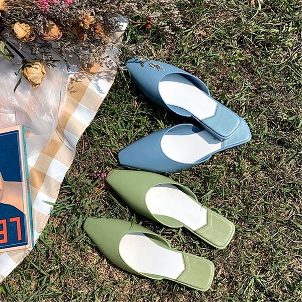 slhjc square toe mules slippers women summer fashion candy color flats sandals jelly slides holiday beach shoes, Black
slhjc square toe mules slippers women summer fashion candy color flats sandals jelly slides holiday beach shoes, Black